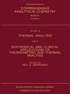 cover image of Thermal Analysis